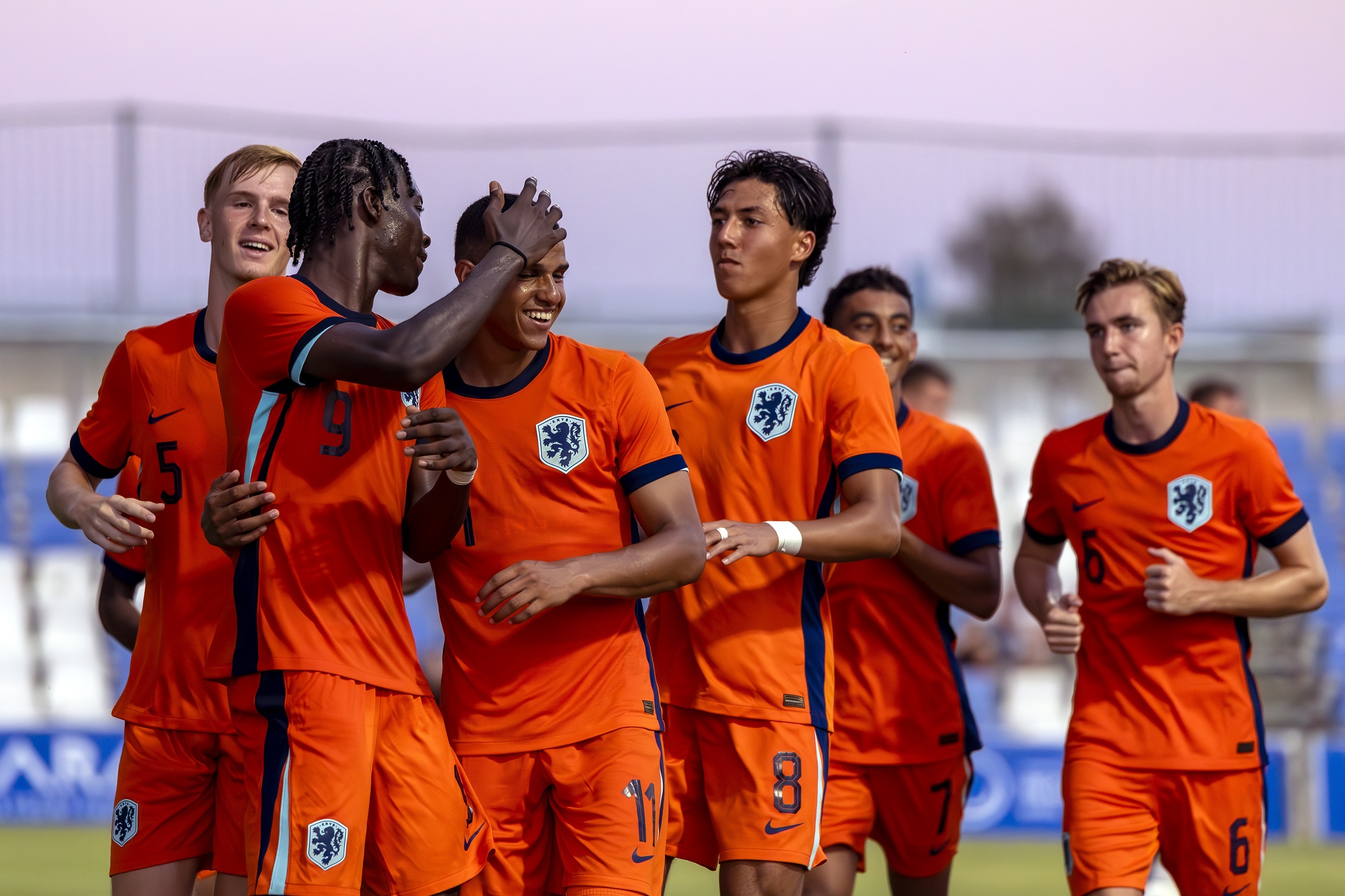 Foto van spelers van oranje spelers van KNVB Media